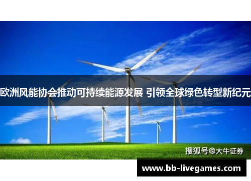 欧洲风能协会推动可持续能源发展 引领全球绿色转型新纪元